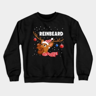 Reinbeard Beard Christmas Crewneck Sweatshirt